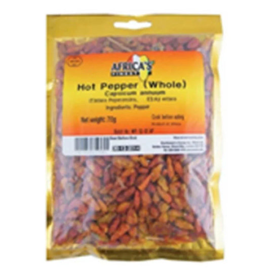 Africa’s Finest Hot Pepper Whole 80g
