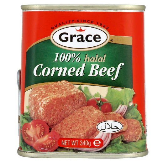 Grace Corned Beef Halal 340g